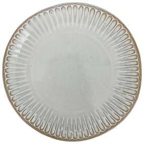 Keramický dezertný tanier Grau, (fi) 21 cm, sivá