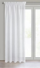 ZÁCLONA NA PÁSKE REBECCA 140X270 CM BIELA