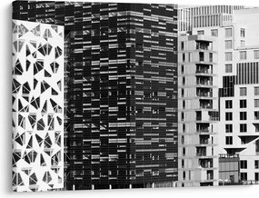 Obraz čiernobiele architektúry (70x50 cm)