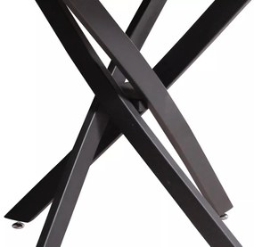 Jídelní stůl Agis 90 cm ořech/černý