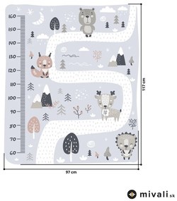 Samolepky na stenu - Meter - Zvieratká