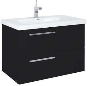 Skrinka Royal 90 2S čierna matt