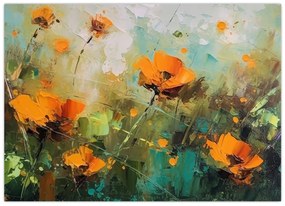 Sklenený obraz - Kvitne (70x50 cm)