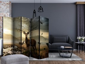 Artgeist Paraván - Deers by mountain stream [Room Dividers]