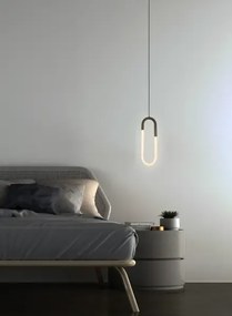 LED moderný luster Nexus čierna