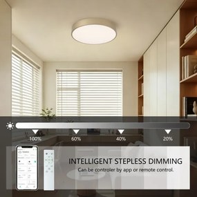 BRILAGI-LED Stmievateľné svietidlo POOL SMART LED/48W/230V 40 cm Wi-Fi Tuya zlaté + diaľkový ovládač