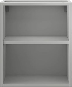 Mexen Box-A, otvorená skrinka s policou 40 cm, sivá matná, 91AX2-0400-470-0-62