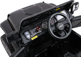 Ramiz Jeep Wrangler Rubicon LIFT elektrické autíčko pre deti čierne