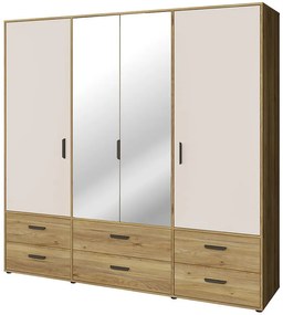 Skriňa Mokkaro  Moks846-M802  2d2lud6sz Piesok/Dub Mauvella