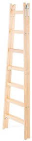 Drevený rebrík dvojstranný 7-stupňový 150 kg