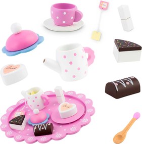 ISO Trade Drevená čajová súprava na hranie Montessori Ricokids RK-869
