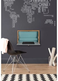 Modrý vyklápací stôl Woodman Banti