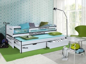 Ourbaby® 3391-0 Praktik 180x80 cm biela