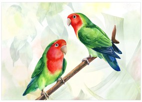 Artgeist Fototapeta - Lovebirds Veľkosť: 250x175, Verzia: Standard