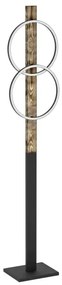 Eglo 900892 - LED Stojacia lampa BOYAL 2xLED/12W/230V 3000K hnedá/čierna