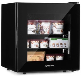 Klarstein IceAge 36, mraznička, 36 l, energet. trieda E, 2 úrovne, termostat, sklenená predná časť