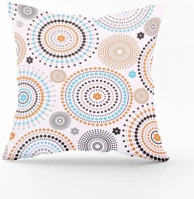 Obliečka na vankúš mandala Veľkost obliečok: 70 x 90 cm, Zapínanie: Gombíky