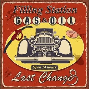 Ceduľa Gas Oil - Last Change