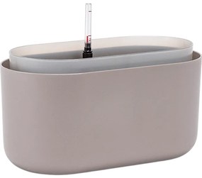 Plastia Samozavlažovací kvetináč Tolita hnedá, 31 x 16 cm
