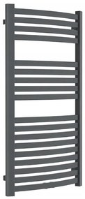 Invena Invena, kúpeľňový rebríkový radiátor 540x1000 mm 446W, grafitová, UG-02-100-A