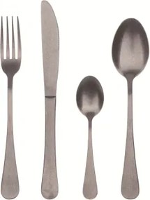 Súprava príborov 24 dielov, strieborná vintage%