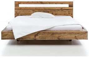 furniture-nabytek.cz - Masívna posteľ Marton z recyklovanej borovice, lakovaná, hnedá – 180x200 cm