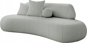 Pohovka trojsedačka Bally (svetlvosivá čierna)