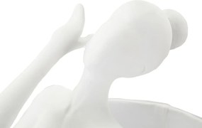 Stolná lampa Balet 62,5 cm biela