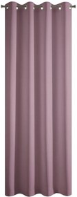 Tmavo ružové jednofarebné závesy do obývačky 140 x 250 cm
