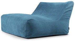 Modrý menčestrový sedací vak Sofa Lounge – SLOWDOWN