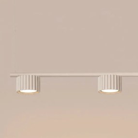 Sollux SL.2697 - Závesný luster AURA na lankách 4xGX53/10W/230V krémový