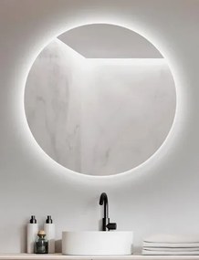 Zrkadlo Amirro Ambiente okrúhle 80 LED, hladké ZAM80KLEDH
