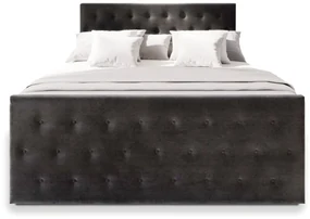 Čalúnená posteľ boxspring FENDI - casablanca 8 / 180x200 / bez vrchného matraca