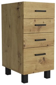 Kuchynská skrinka Lucjan 40D 4S artisan