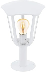 Eglo 98117 - Vonkajšia lampa MONREALE 1xE27/60W/230V IP44 výška 335 biela