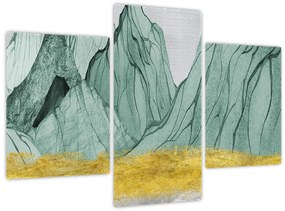 Obraz - Smaragdové hory N⁰1 (90x60 cm)