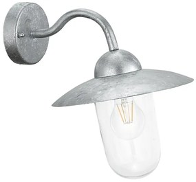 EGLO 88489 - vonkajšie nástenné svietidlo MILTON galvanizovaná oceľ