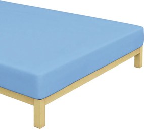 Jersey prestieradlo Medium Blue Veľkosť: 120x200 cm