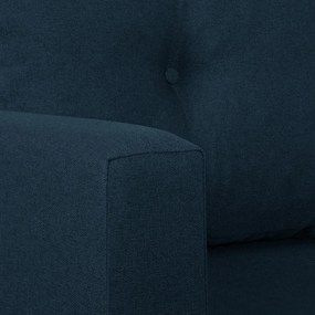 Rozkládací rohová sedací souprava DORIS Tmavomodrá