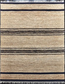 Ručne viazaný kusový koberec Agra Bridge HL 76 Natural Black, 200x290, béžová, chodba / predsieň, Diamond Carpets India