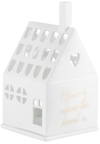 räder Porcelánový svietnik domček Home is