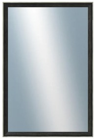 DANTIK - Zrkadlo v rámu, rozmer s rámom 40x60 cm z lišty Inclinata colori čierna (3132)