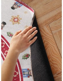 Červený okrúhly koberec s vianočným motívom ø 160 cm Toy's Delight Nutcracker – Villeroy&amp;Boch