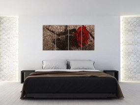 Abstraktný obraz ruže na stenu - obraz
