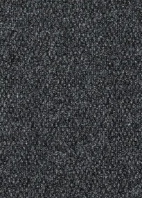 Koberce Breno Metrážny koberec REWIND 900 Braille 2266, šíře role 400 cm, sivá, čierna
