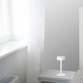 LED Stmievateľná nabíjacia stolná lampa LED/3W/5V 3000-6000K biela