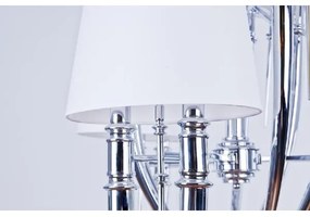 Azzardo AZ1389 - Luster na reťazi DIABLO 12xE14/11W/230V biela