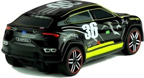 LEAN Toys Diaľkovo ovládané športové auto s ovládačom R/C, čierne