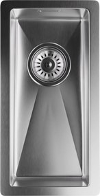 Klarstein TitanSteel Kuchynský drez 45 x 23 cm (DxŠ) s povrchom odolný voči hrdzi, poškriabaniu a teplu