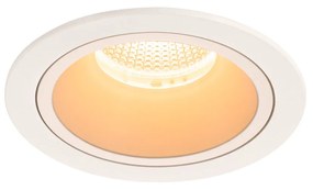 Stropné svietidlo SLV NUMINOS® DL L vnitřní LED zápustné stropné svietidlo biela/biela 2700 K 55° 1003932